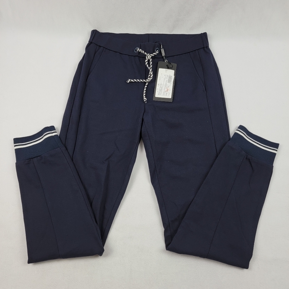 NWT Tuzzi navy heavy dress joggers‎ with pockets Designed in Germany